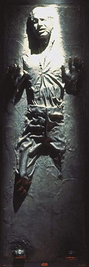STAR WARS HAN SOLO CARBONITE DOOR POSTER