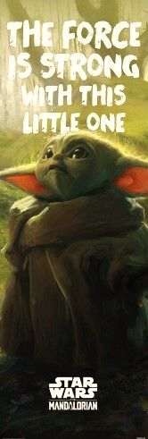THE MANDALORIAN GROGU DOOR POSTER