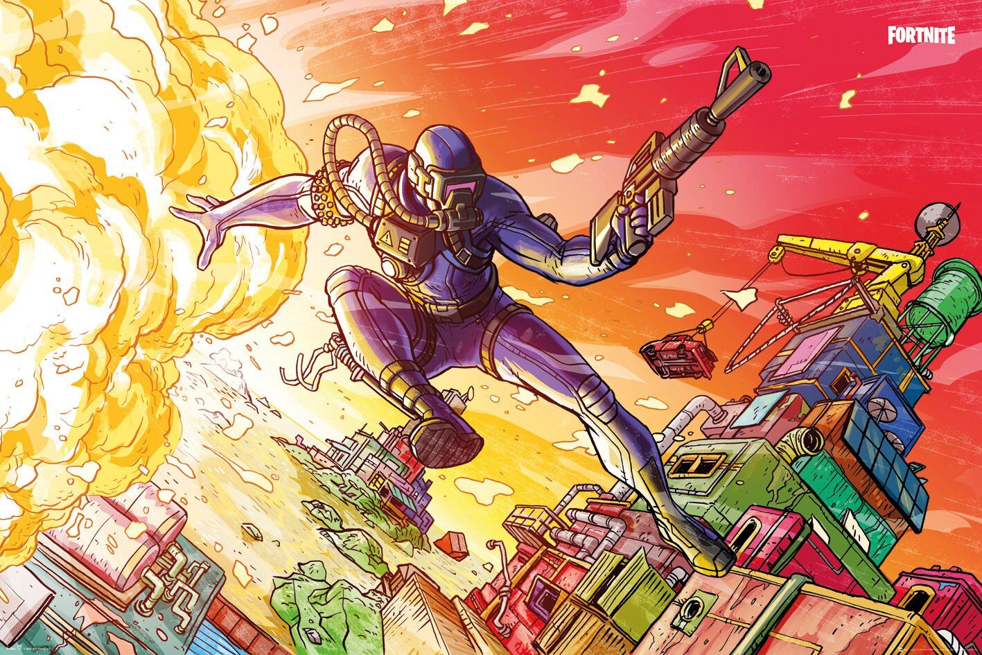 FORTNITE SCUBA  MAXI POSTER