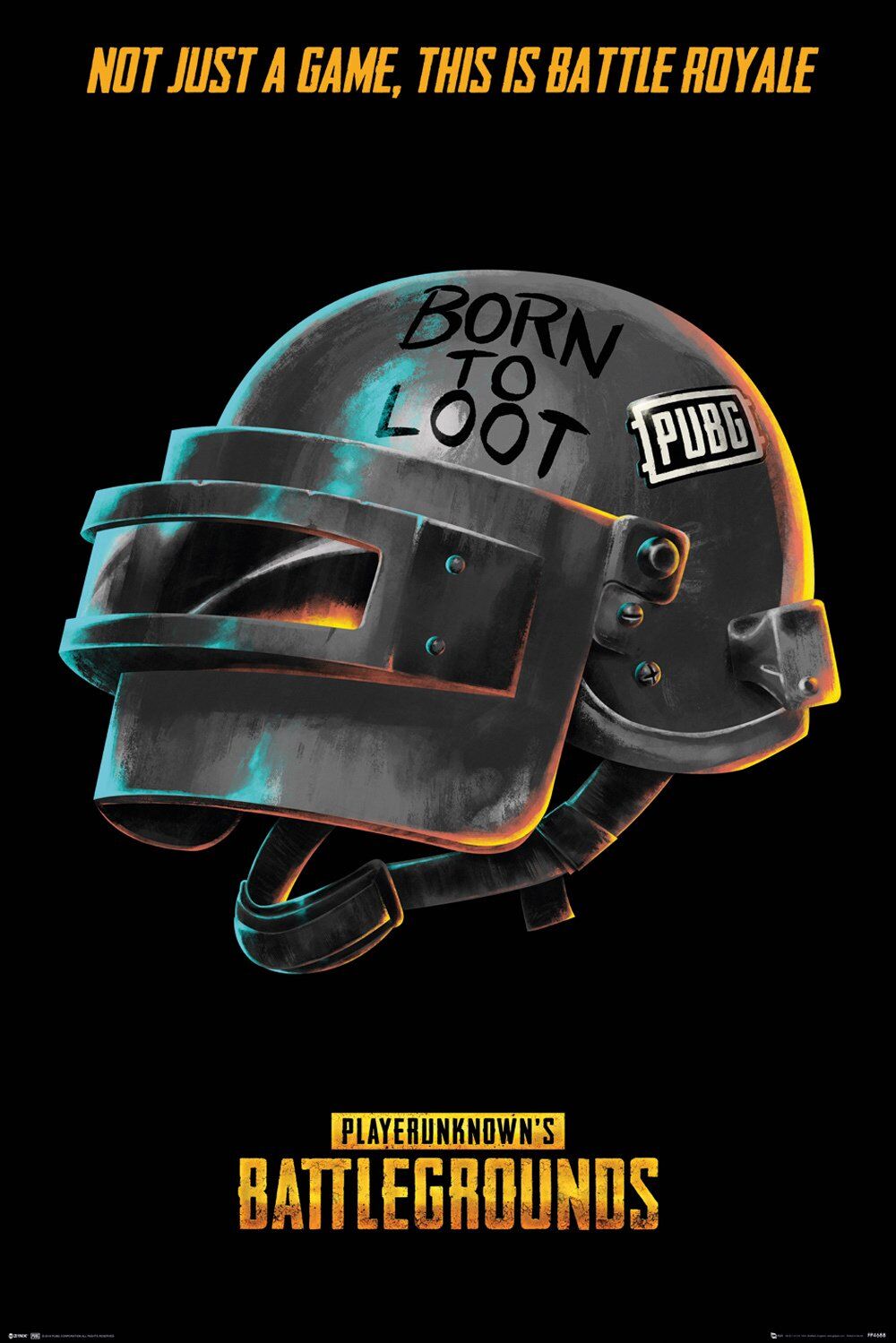 PUBG BORN TO LOOT  MAXI POSTER