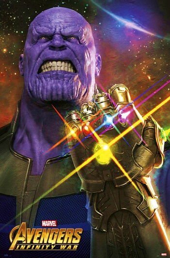 MARVEL AVENGERS  INFINITY WAR THANOS  MAXI POSTER