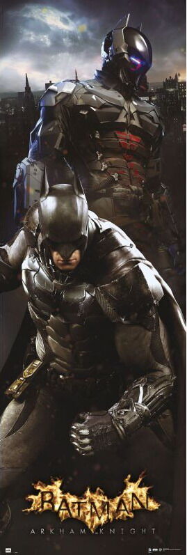 DC COMICS BATMAN  ARKHAM  CITY DOOR POSTER