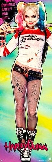 SUICIDE SQUAD HARLEY QUINN  DOOR POSTER