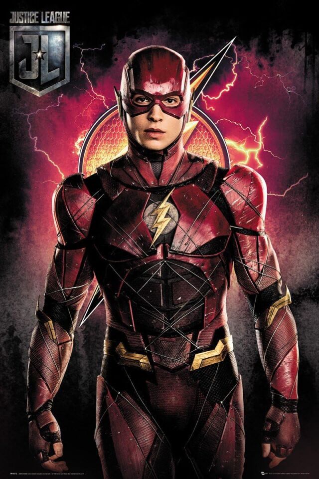 THE FLASH SOLO JUSTICE LEAGUE MOVIE MAXI POSTER