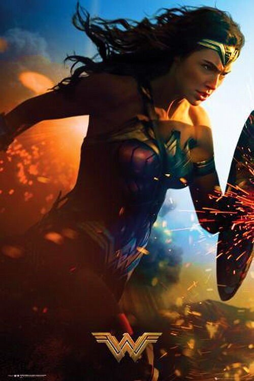 WONDER WOMAN RUN   MAXI POSTER