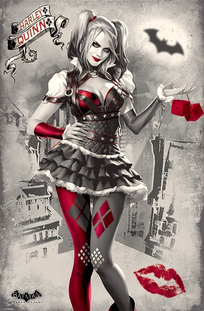 BATMAN  ARKHAM  HARLEY QUINN  MAXI POSTER