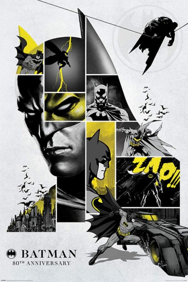 BATMAN  80 ANNIVERSARY   MAXI POSTER