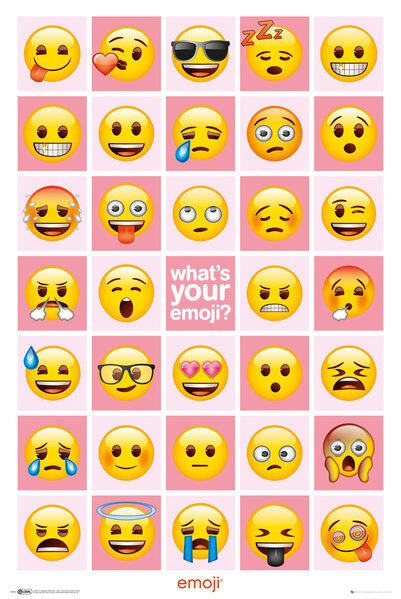 EMOJI KNOW YOUR EMOJI  MAXI POSTER