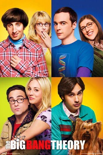 THE BIG BANG THEORY MOSAICO  MAXI POSTER