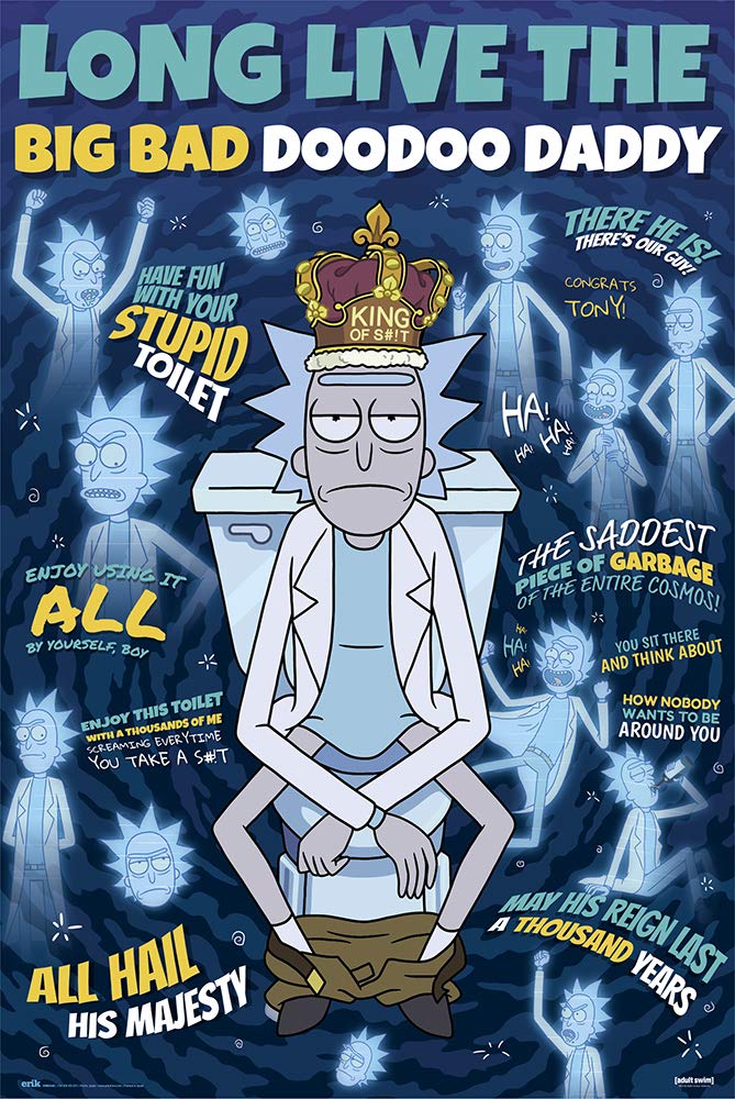 RICK AND MORTY DOODOO DADDY MAXI POSTER