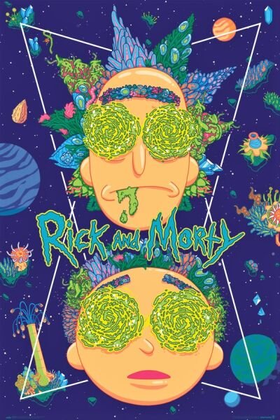 RICK AND MORTY HIGH IN THE SKY  MAXI POSTER