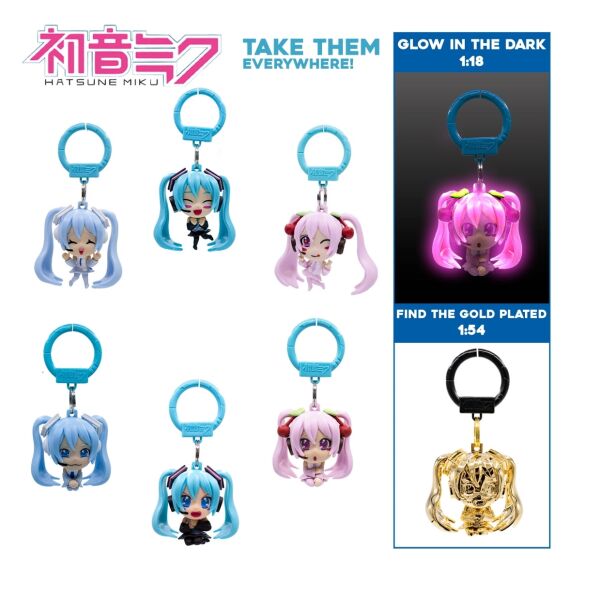 Hatsune Miku Backpack Hanger Keychain – Blind Box Series 2