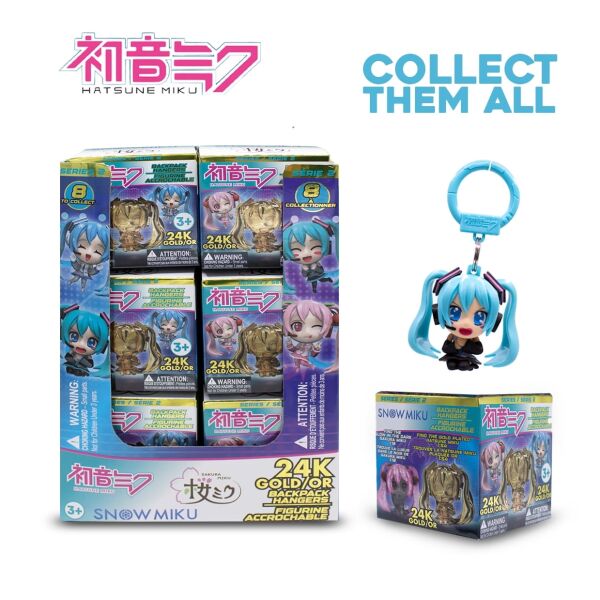 Hatsune Miku Backpack Hanger Keychain – Blind Box Series 2