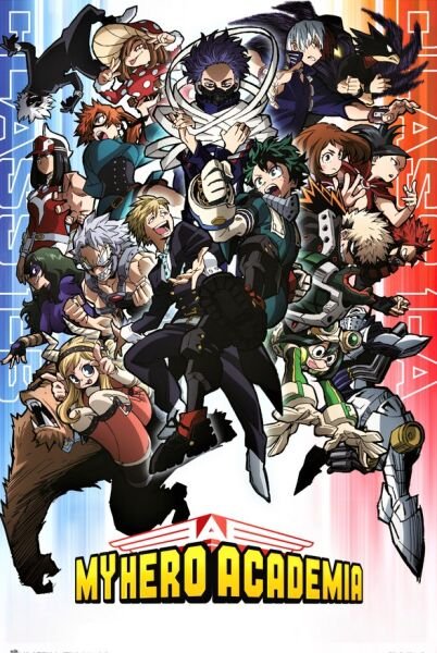 MY HERO ACADEMIA CLASS 1-A AND CLASS 1-B  MAXI POSTER