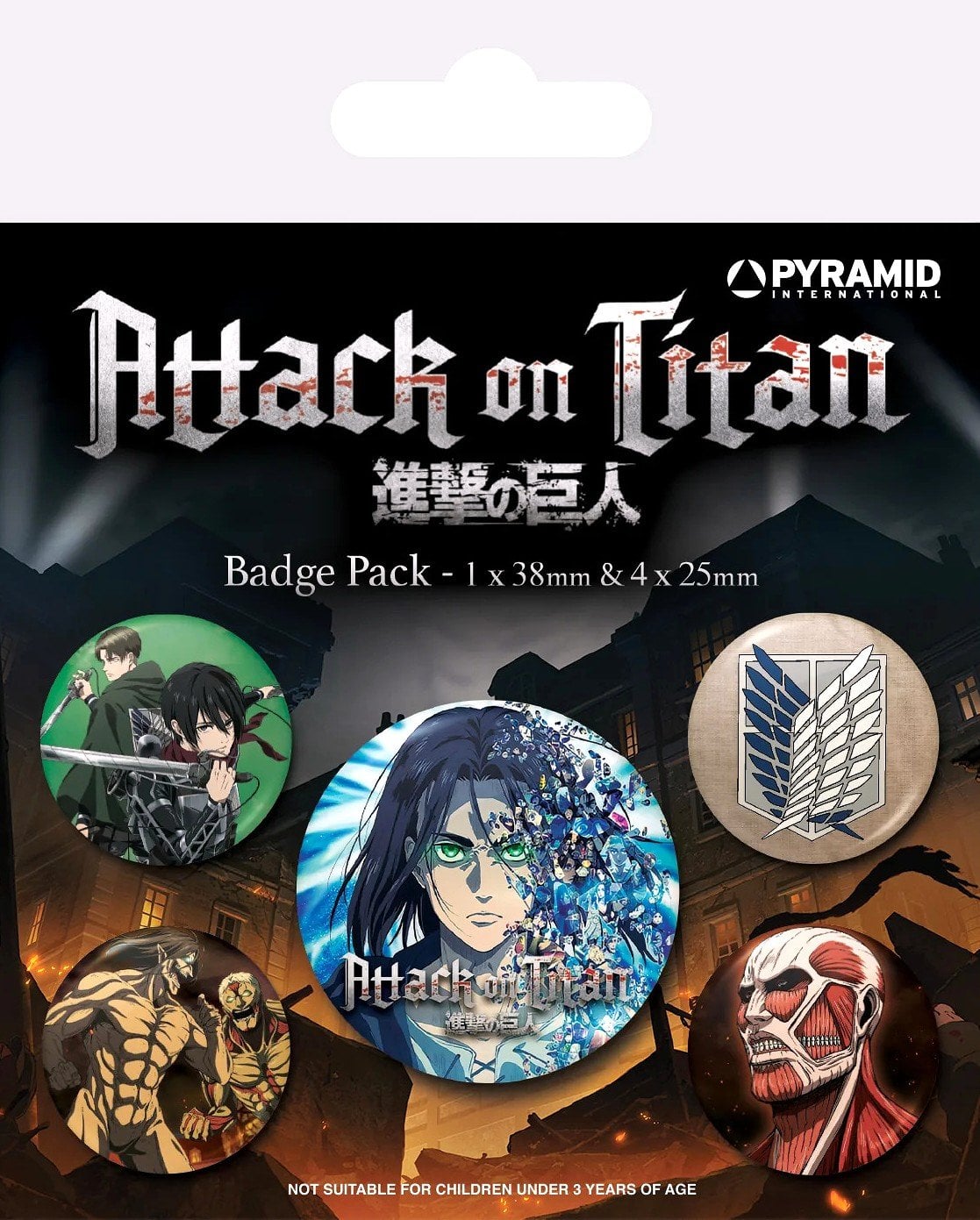 ATTACK ON TITAN ROZET SETİ
