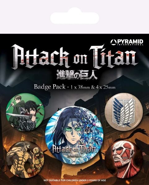 ATTACK ON TITAN ROZET SETİ