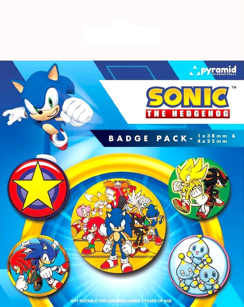 SONIC THE HEDGEHOG ROZET SETİ