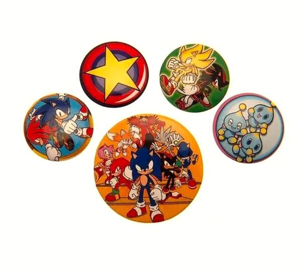 SONIC THE HEDGEHOG ROZET SETİ
