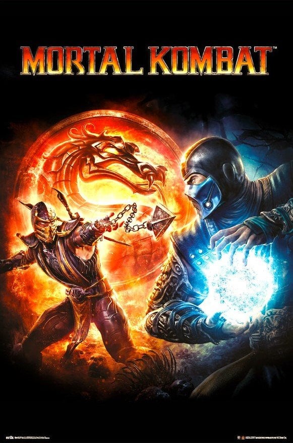 MORTAL KOMBAT 9 VIDEOGAME  MAXI POSTER