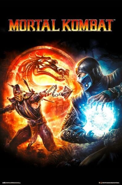 MORTAL KOMBAT 9 VIDEOGAME  MAXI POSTER