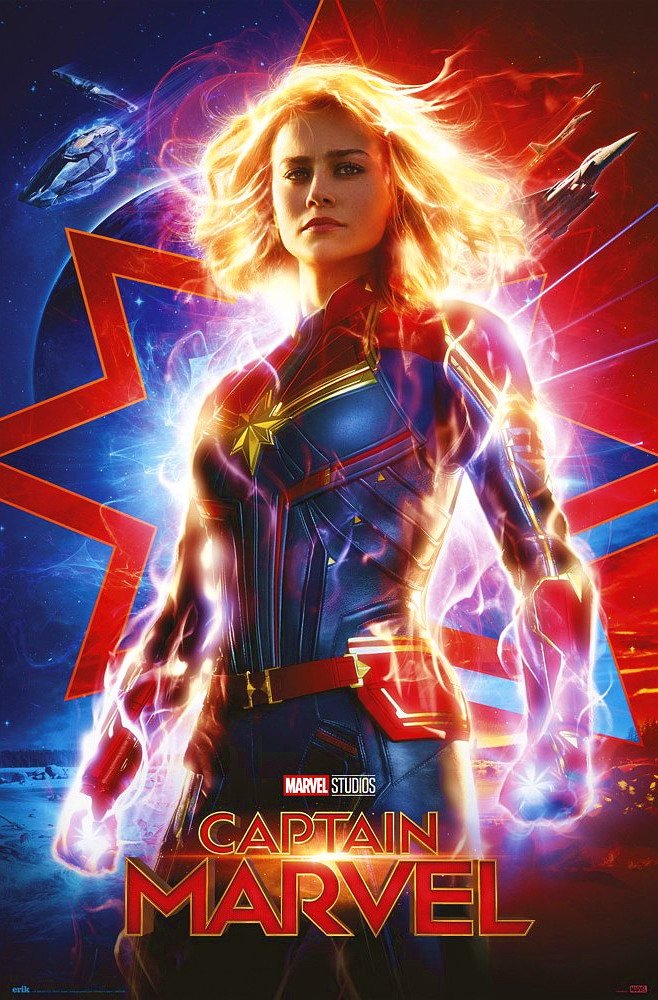CAPTAIN MARVEL ONE SHEET  MAXI POSTER