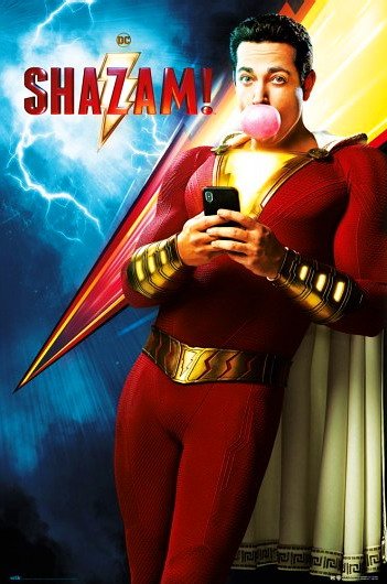 DC COMIC SHAZAM ONE SHEET  MAXI POSTER